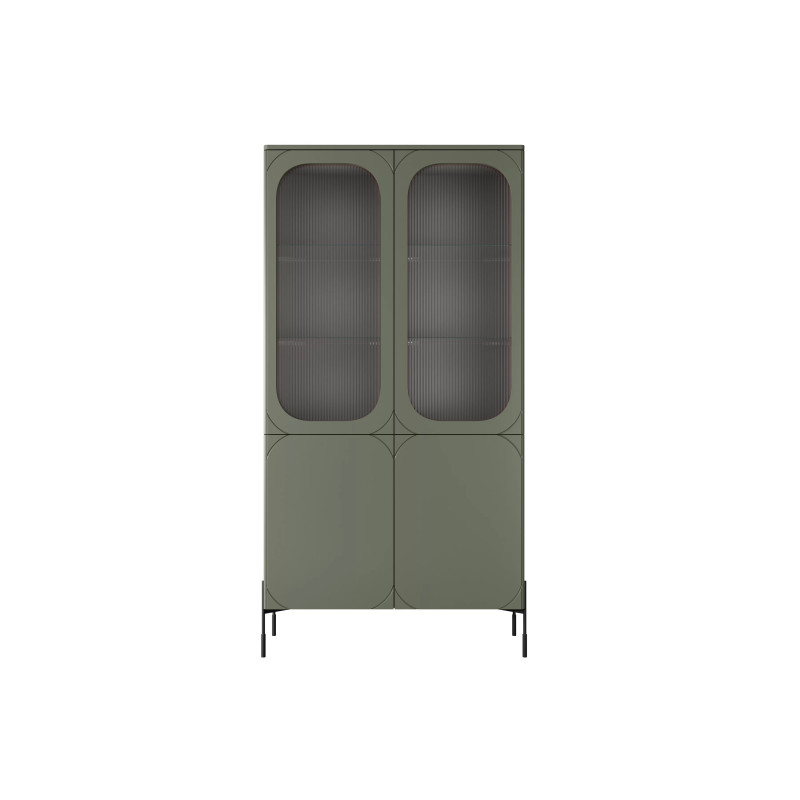 Witryna 100 Sonatia Meble Bogart oliwka