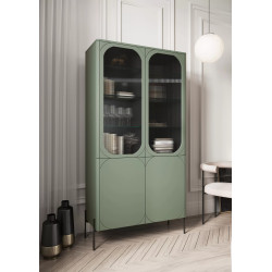 Witryna 100 Sonatia Meble Bogart oliwka