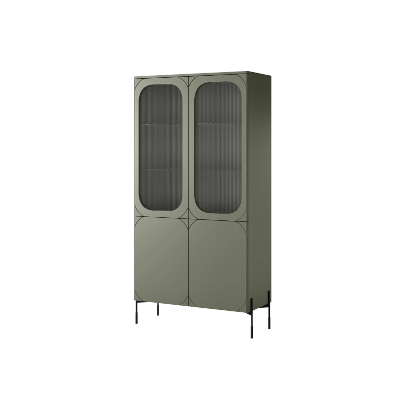 Witryna 100 Sonatia Meble Bogart oliwka