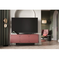 Trzydrzwiowa szafka RTV 150 Sonatia Meble Bogart burgund