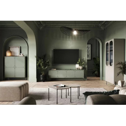 Czterodrzwiowa szafka RTV z 2 szufladami 200 Sonatia Meble