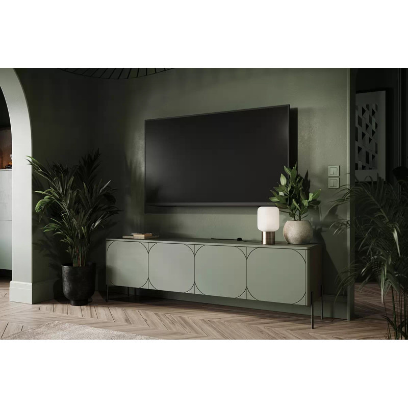 Czterodrzwiowa szafka RTV z 2 szufladami 200 Sonatia Meble