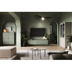 Czterodrzwiowa szafka RTV z szufladą 200 Sonatia Meble Bogart