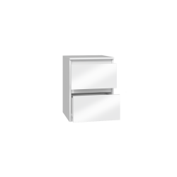 Szafka Nocna Malwa M2 Biały Połysk Szafka Nocna Malwa M2 Biały Połysk