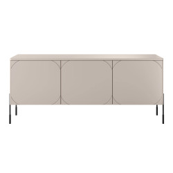 Trzydrzwiowa szafka RTV z szufladą 150 Sonatia Meble Bogart