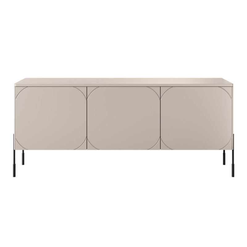 Trzydrzwiowa szafka RTV z szufladą 150 Sonatia Meble Bogart