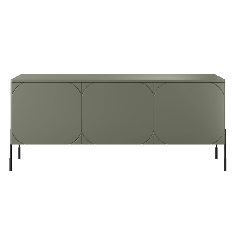 Trzydrzwiowa szafka RTV z szufladą 150 Sonatia Meble Bogart