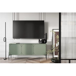 Trzydrzwiowa szafka RTV z szufladą 150 Sonatia Meble Bogart