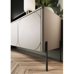 Czterodrzwiowa szafka RTV 200 Sonatia Meble Bogart kaszmir