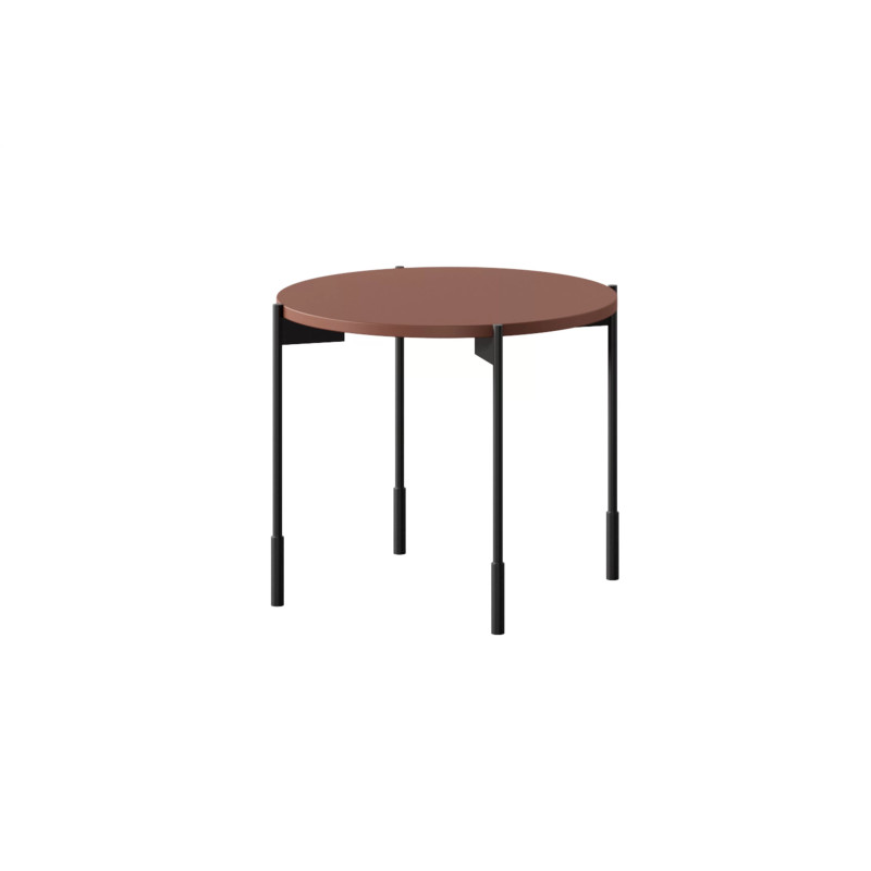 Okrągły stolik kawowy 45cm Sonatia Meble Bogart burgund Okrągły stolik kawowy 45cm Sonatia Meble Bogart burgund