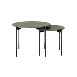 Okrągły stolik kawowy 45cm Sonatia Meble Bogart oliwka Okrągły stolik kawowy 45cm Sonatia Meble Bogart oliwka