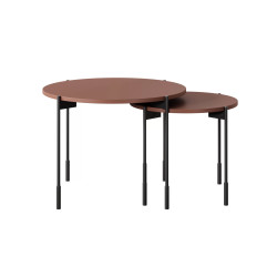 Okrągły stolik kawowy 60cm Sonatia Meble Bogart burgund Okrągły stolik kawowy 60cm Sonatia Meble Bogart burgund