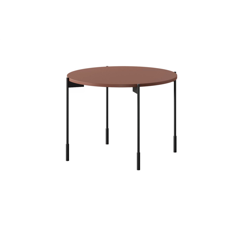 Okrągły stolik kawowy 60cm Sonatia Meble Bogart burgund Okrągły stolik kawowy 60cm Sonatia Meble Bogart burgund