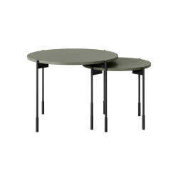 Okrągły stolik kawowy 60cm Sonatia Meble Bogart oliwka Okrągły stolik kawowy 60cm Sonatia Meble Bogart oliwka