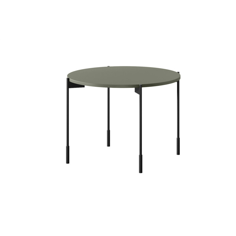 Okrągły stolik kawowy 60cm Sonatia Meble Bogart oliwka Okrągły stolik kawowy 60cm Sonatia Meble Bogart oliwka