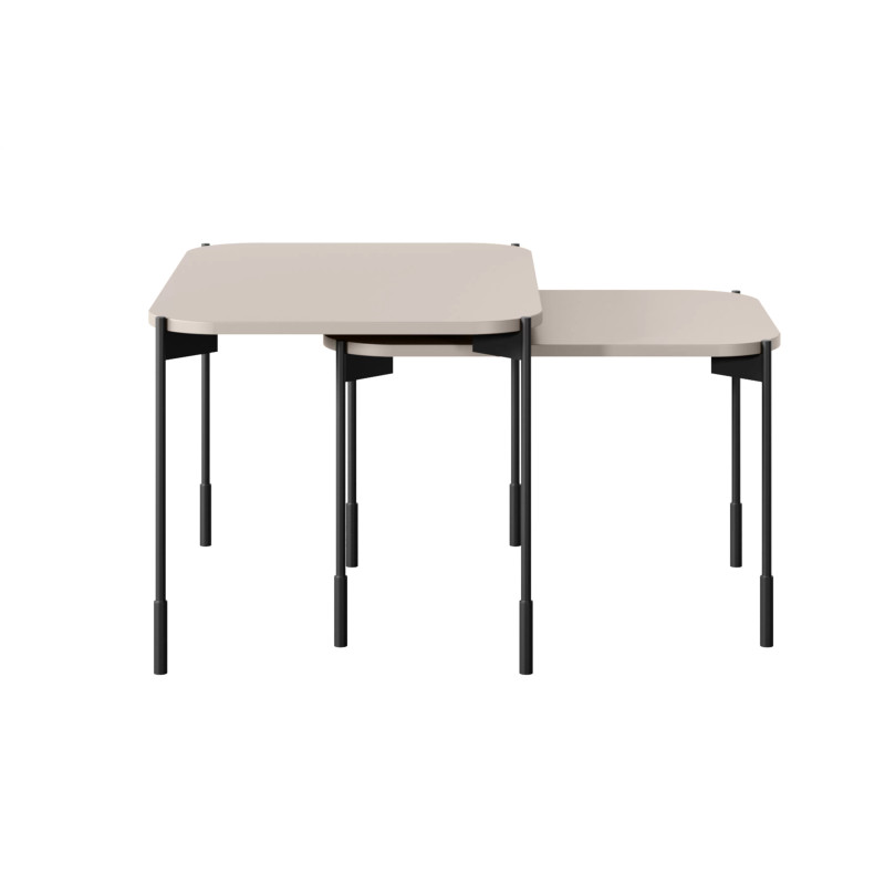 Prostokątny stolik kawowy 60cm Sonatia Meble Bogart kaszmir