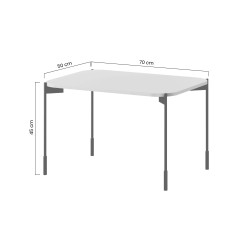 Prostokątny stolik kawowy 70cm Sonatia Meble Bogart burgund Prostokątny stolik kawowy 70cm Sonatia Meble Bogart burgund