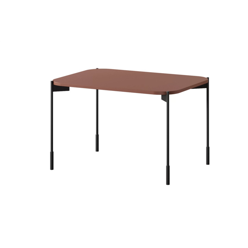 Prostokątny stolik kawowy 70cm Sonatia Meble Bogart burgund Prostokątny stolik kawowy 70cm Sonatia Meble Bogart burgund