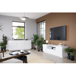 Komoda 167 z szufladami Kolekcja Asha Meble Bogart biały