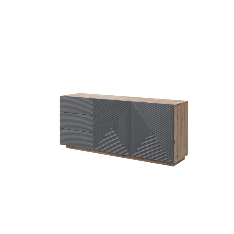 Komoda 167 z szufladami Kolekcja Asha Meble Bogart dąb artisan