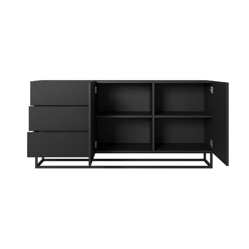 Komoda 167 z szufladami na metalowym stelażu Kolekcja Asha