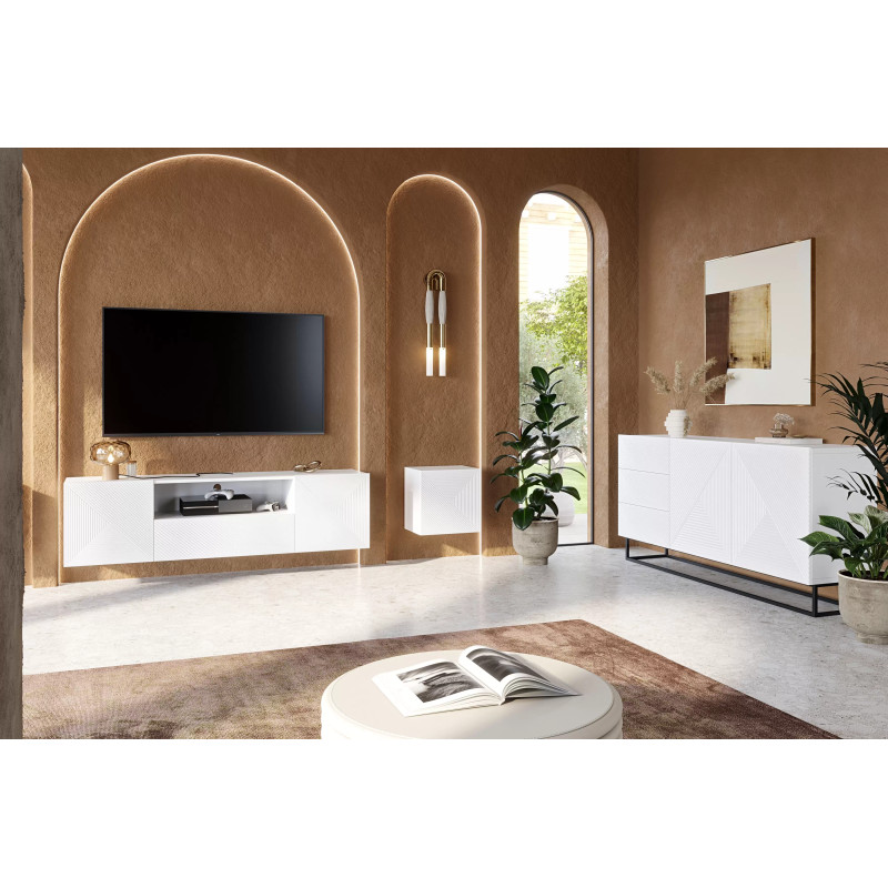 Komoda 167 z szufladami na metalowym stelażu Kolekcja Asha