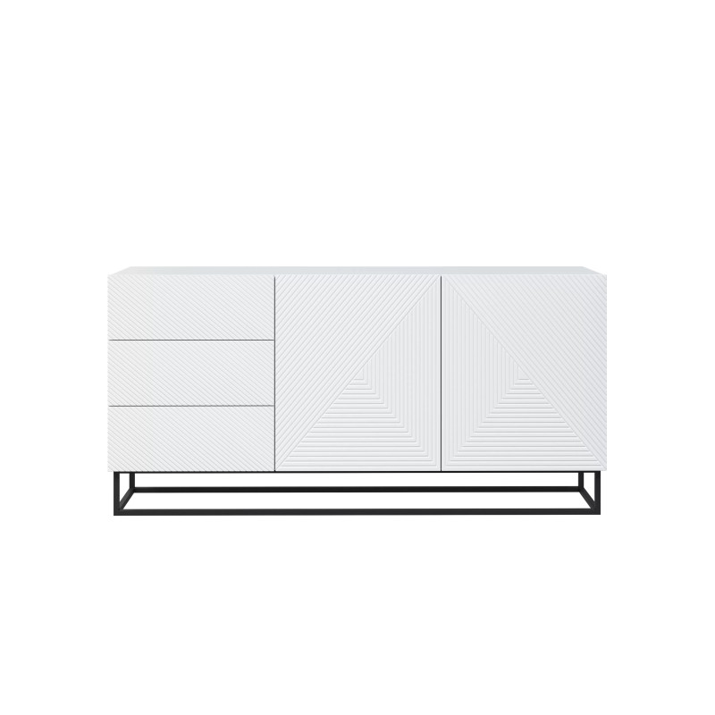 Komoda 167 z szufladami na metalowym stelażu Kolekcja Asha