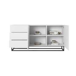 Komoda 167 z szufladami na metalowym stelażu Kolekcja Asha