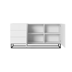 Komoda 167 z szufladami na metalowym stelażu Kolekcja Asha