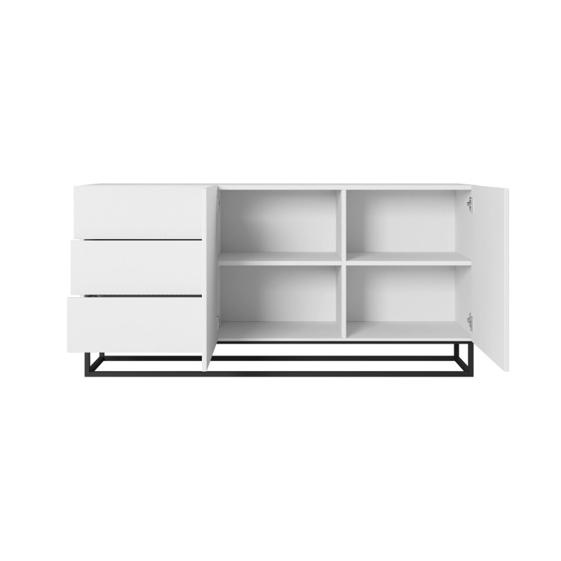 Komoda 167 z szufladami na metalowym stelażu Kolekcja Asha