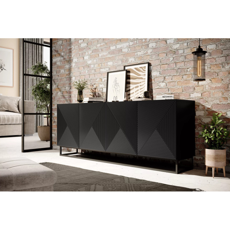 Komoda 200 na metalowym stelażu Kolekcja Asha Meble Bogart