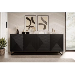 Komoda 200 na metalowym stelażu Kolekcja Asha Meble Bogart