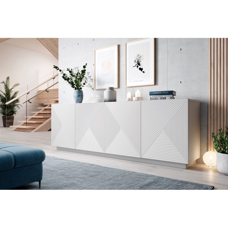 Komoda 200 Kolekcja Asha Meble Bogart biała