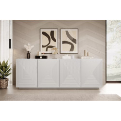Komoda 200 Kolekcja Asha Meble Bogart biała
