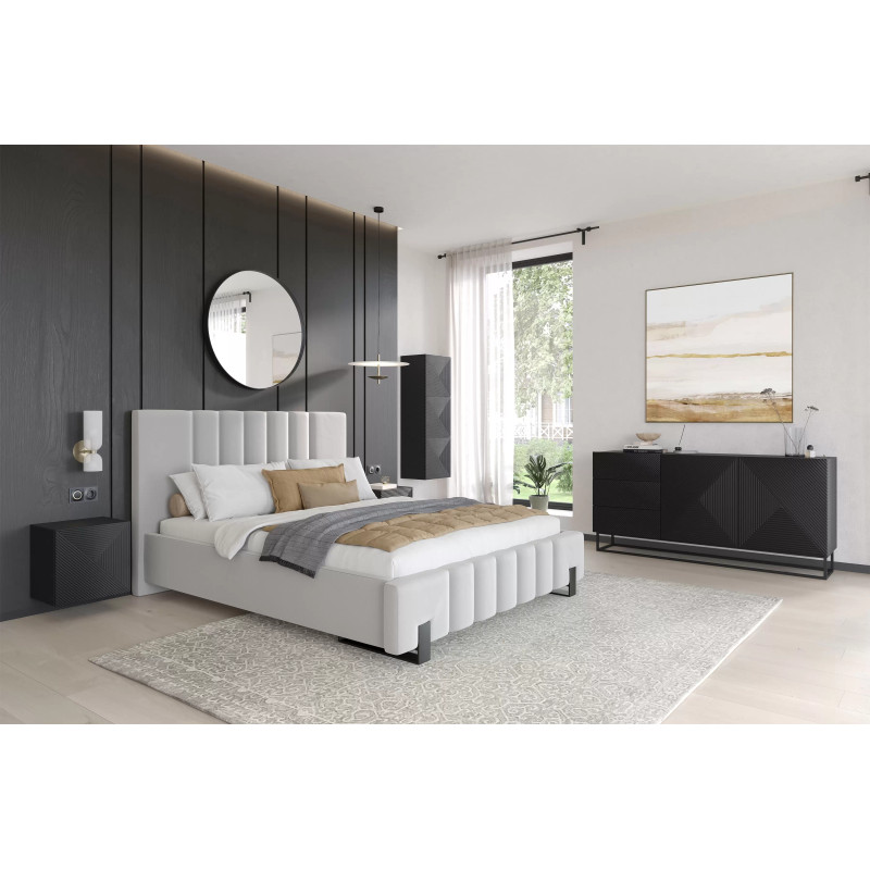 Szafka wisząca 40cm Kolekcja Asha Meble Bogart czarna