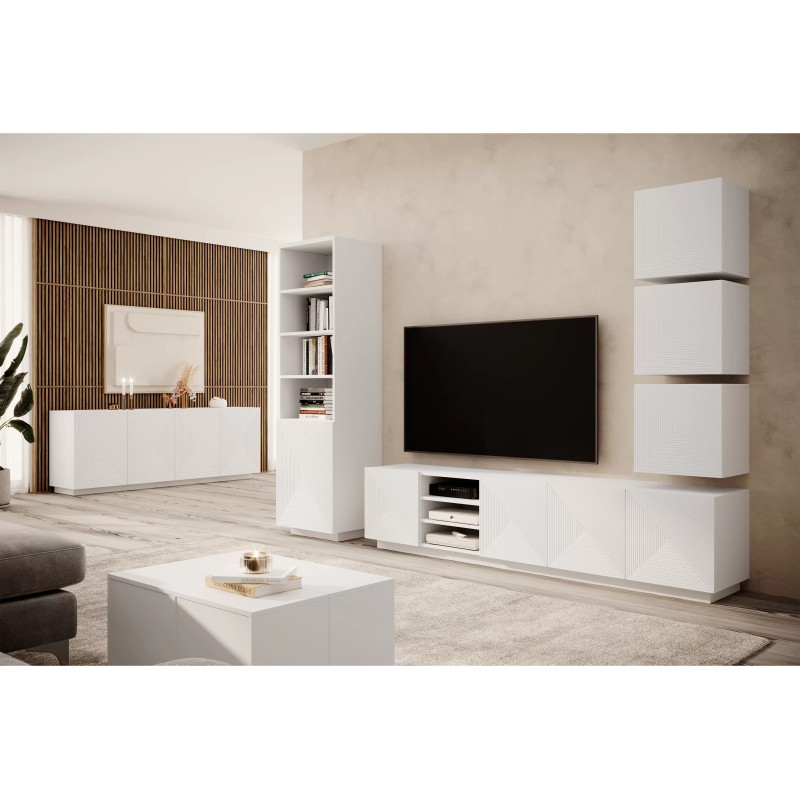 Szafka wisząca 40cm Kolekcja Asha Meble Bogart biała