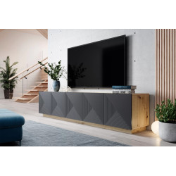 Szafka RTV 200 Kolekcja Asha Meble Bogart dąb artisan Szafka RTV 200 Kolekcja Asha Meble Bogart dąb artisan