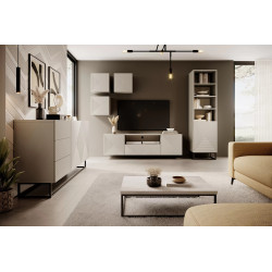 Wisząca szafka RTV 167 z szufladą Kolekcja Asha Meble Bogart Wisząca szafka RTV 167 z szufladą Kolekcja Asha Meble Bogart