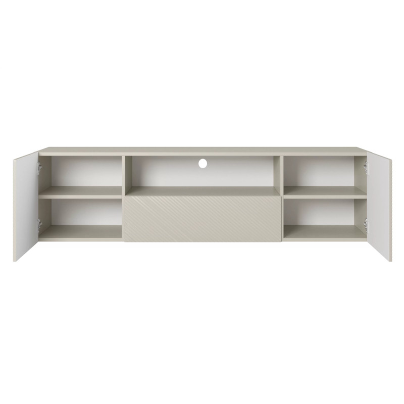 Wisząca szafka RTV 167 z szufladą Kolekcja Asha Meble Bogart