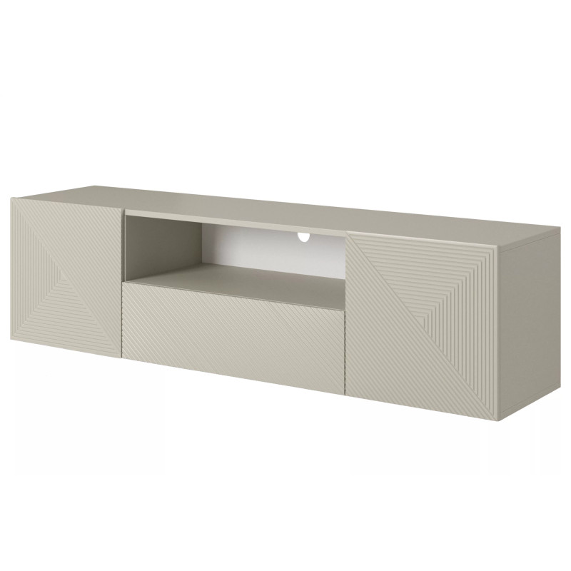 Wisząca szafka RTV 167 z szufladą Kolekcja Asha Meble Bogart Wisząca szafka RTV 167 z szufladą Kolekcja Asha Meble Bogart