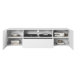 Wisząca szafka RTV 167 z szufladą Kolekcja Asha Meble Bogart