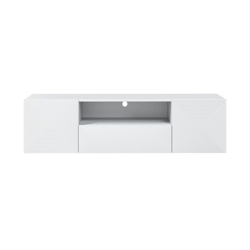 Wisząca szafka RTV 167 z szufladą Kolekcja Asha Meble Bogart