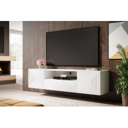 Wisząca szafka RTV 167 z szufladą Kolekcja Asha Meble Bogart