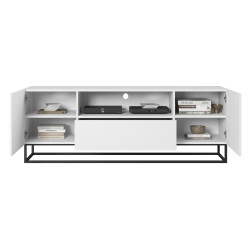 Szafka RTV 167 z szufladą na metalowym stelażu Kolekcja Asha