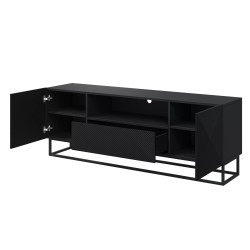 Szafka RTV 167 z szufladą na metalowym stelażu Kolekcja Asha