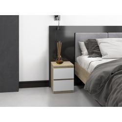 Szafka Nocna Malwa M2 Biały Sonoma