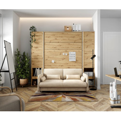 Sofa granatowa BC-18 do Bed Concept BC-01 140X200 Lenart