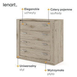 Komoda Idea ID-10 Lenart Meble Kolekcja Idea San Remo