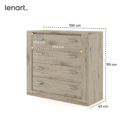 Komoda Idea ID-10 Lenart Meble Kolekcja Idea San Remo