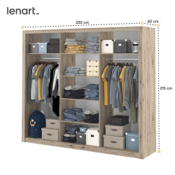 Szafa Idea ID-01 Lenart Meble Kolekcja Idea San Remo